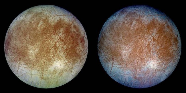Citra Europa, satelit Jupiter. Kredit: NASA/JPL-Caltech/DLR