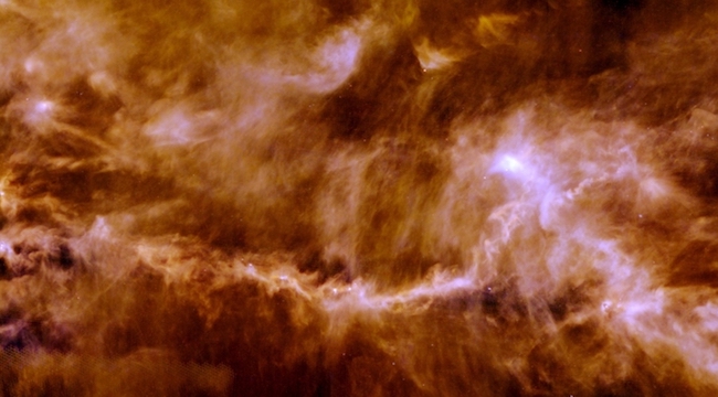 Awan Molekular Taurus yang dipotret Teleskop Herschel milik ESA. Kredit: ESA/Herschel/PACS, SPIRE/Gould Belt survey Key Programme/Palmeirim et al. 2013